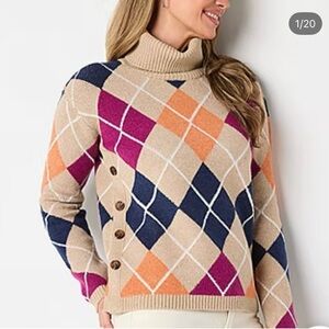 The St. John's Bay Woman's Turtleneck Sweater